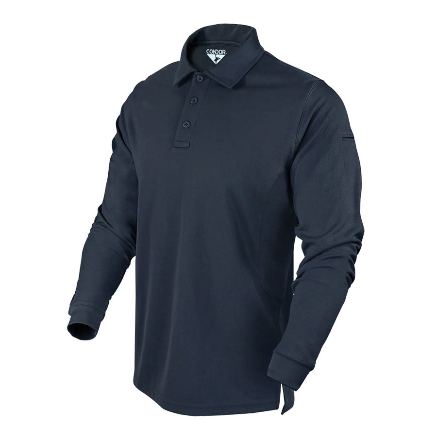 Condor Performance Long Sleeve Tactical Polo Navy Small Outdoor Tactical Australia