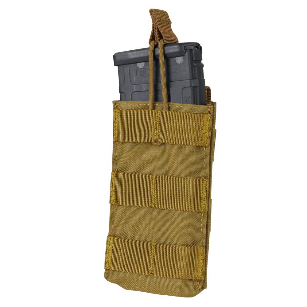 Condor Single M4 M16 Open Top Mag Pouch Coyote Brown Outdoor Tactical Australia