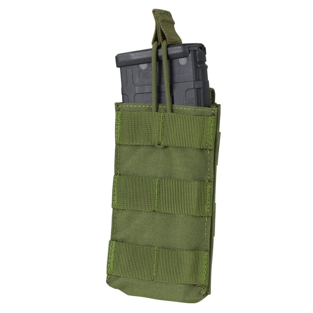 Condor Single M4 M16 Open Top Mag Pouch Olive Drab Outdoor Tactical Australia
