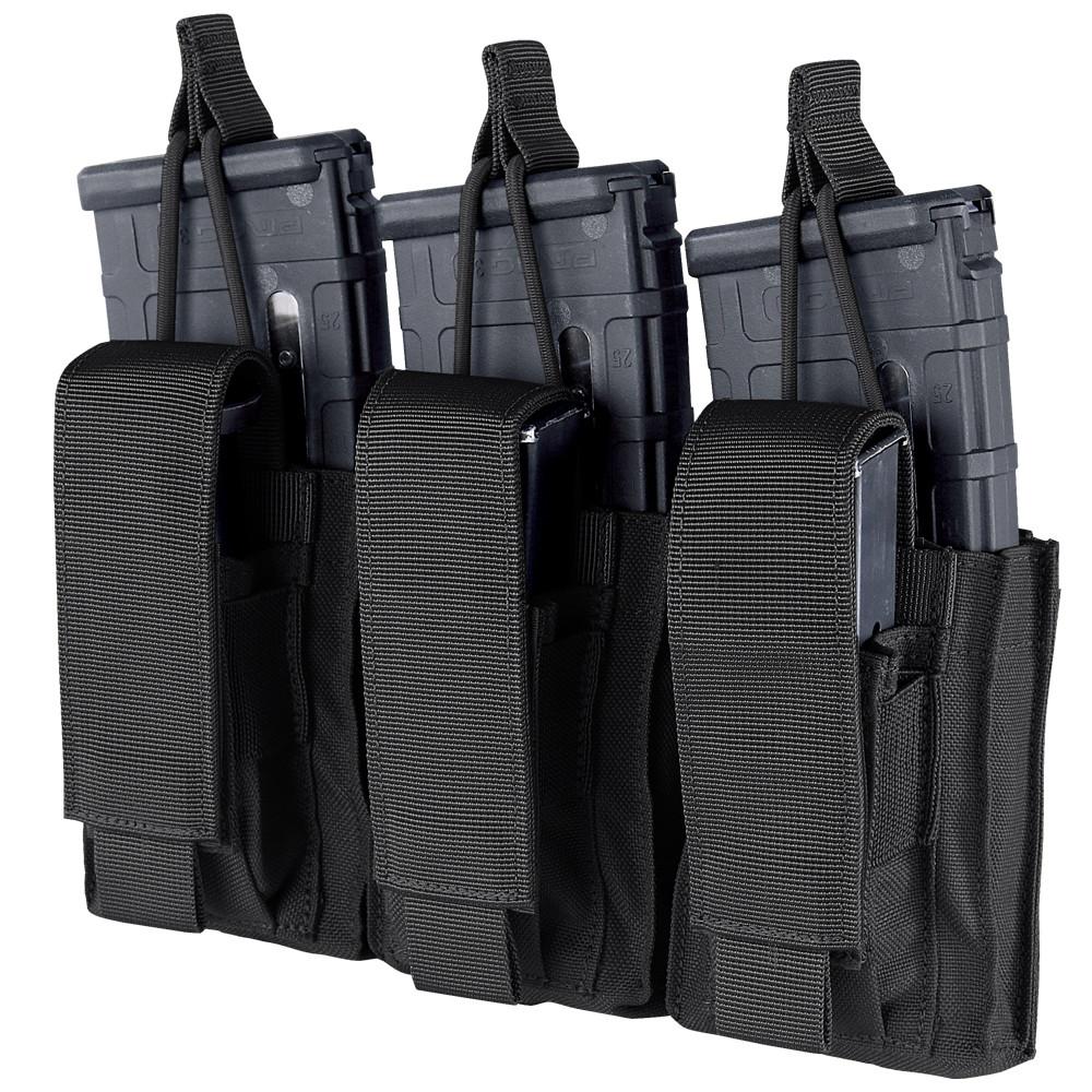 Condor Triple Kangaroo Mag Pouch Gen II Black Outdoor Tactical Australia