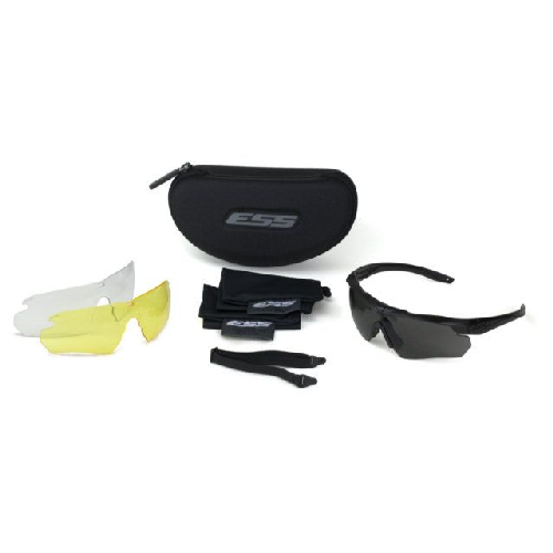 ESS Crosshair 3 Lens - Clear, Smoke Gray & Hi Def Yellow Lenses EE9014-05 Outdoor Tactical Australia