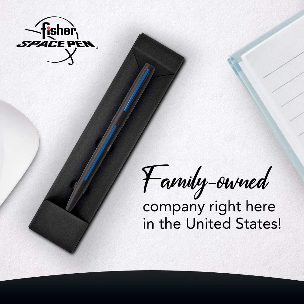 Fisher Space Pen M4BLEBL Non Reflective Matte Black Law Enforcement Cap-O-Matic Space Pen Outdoor Tactical Australia