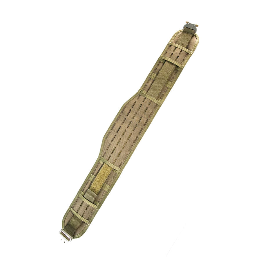 High Speed Gear Laser Sure Grip Slotted Padded Belt OD Green Small - 31" end to end Outdoor Tactical Australia