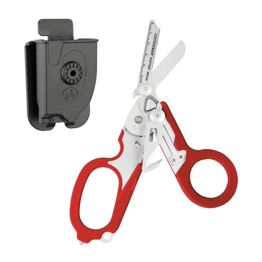Leatherman Raptor Rescue Red / Stainless Steel Molle Holster Outdoor Tactical Australia