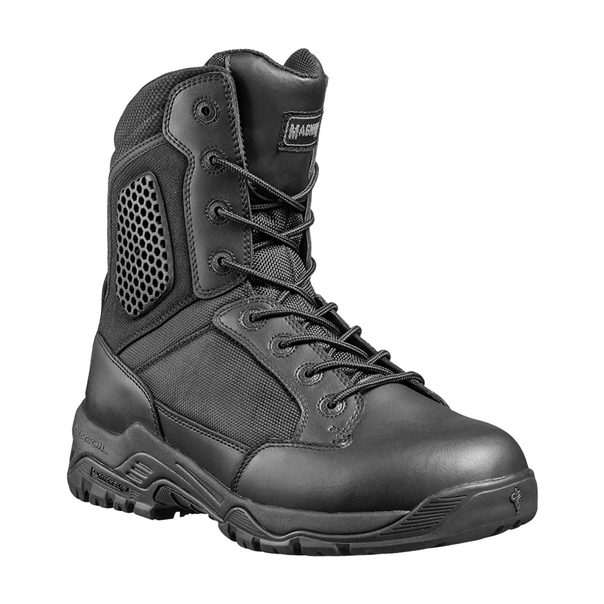 Magnum Strike Force 8.0 Side-Zip Composite Toe Boots Black Outdoor Tactical Australia