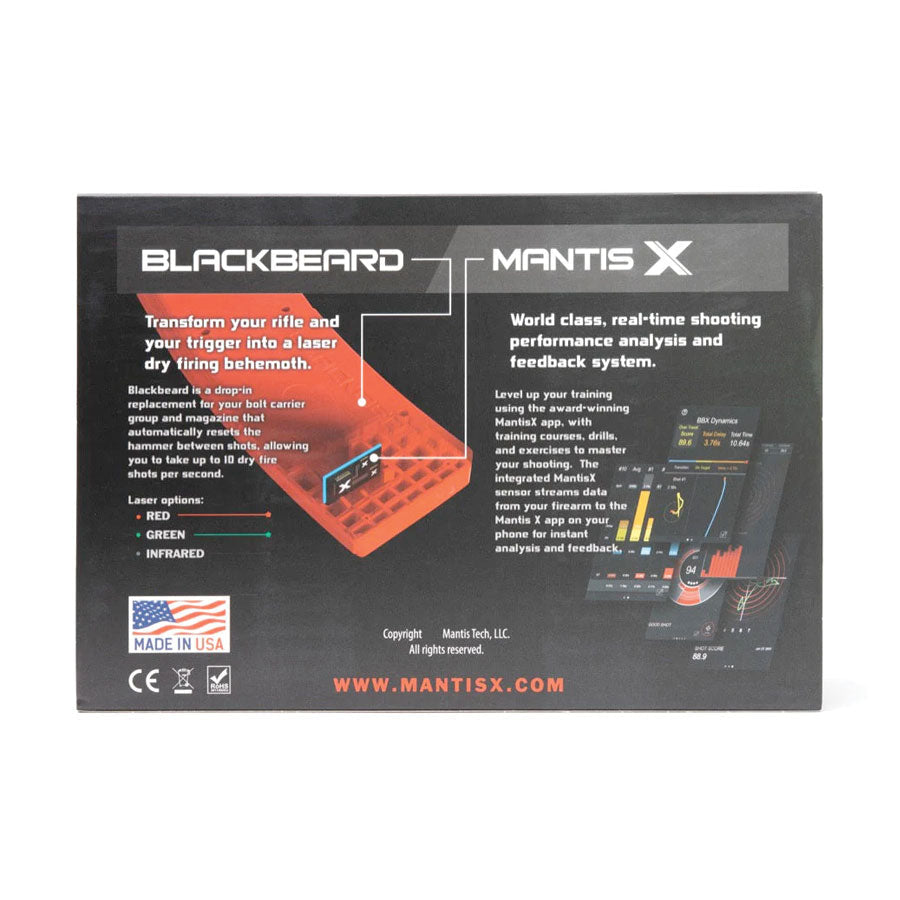 Mantis BlackbeardX Auto-Resetting Trigger System with Analytics and Smart Feedback for AR15 Outdoor Tactical Australia