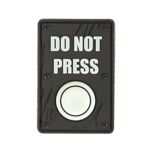 Maxpedition Do Not Press Morale Patch - Glow Outdoor Tactical Australia