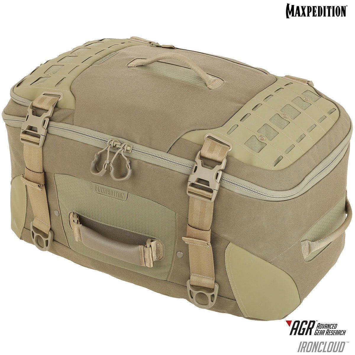 Maxpedition Ironcloud Adventure Travel Bag 48L Tan Outdoor Tactical Australia