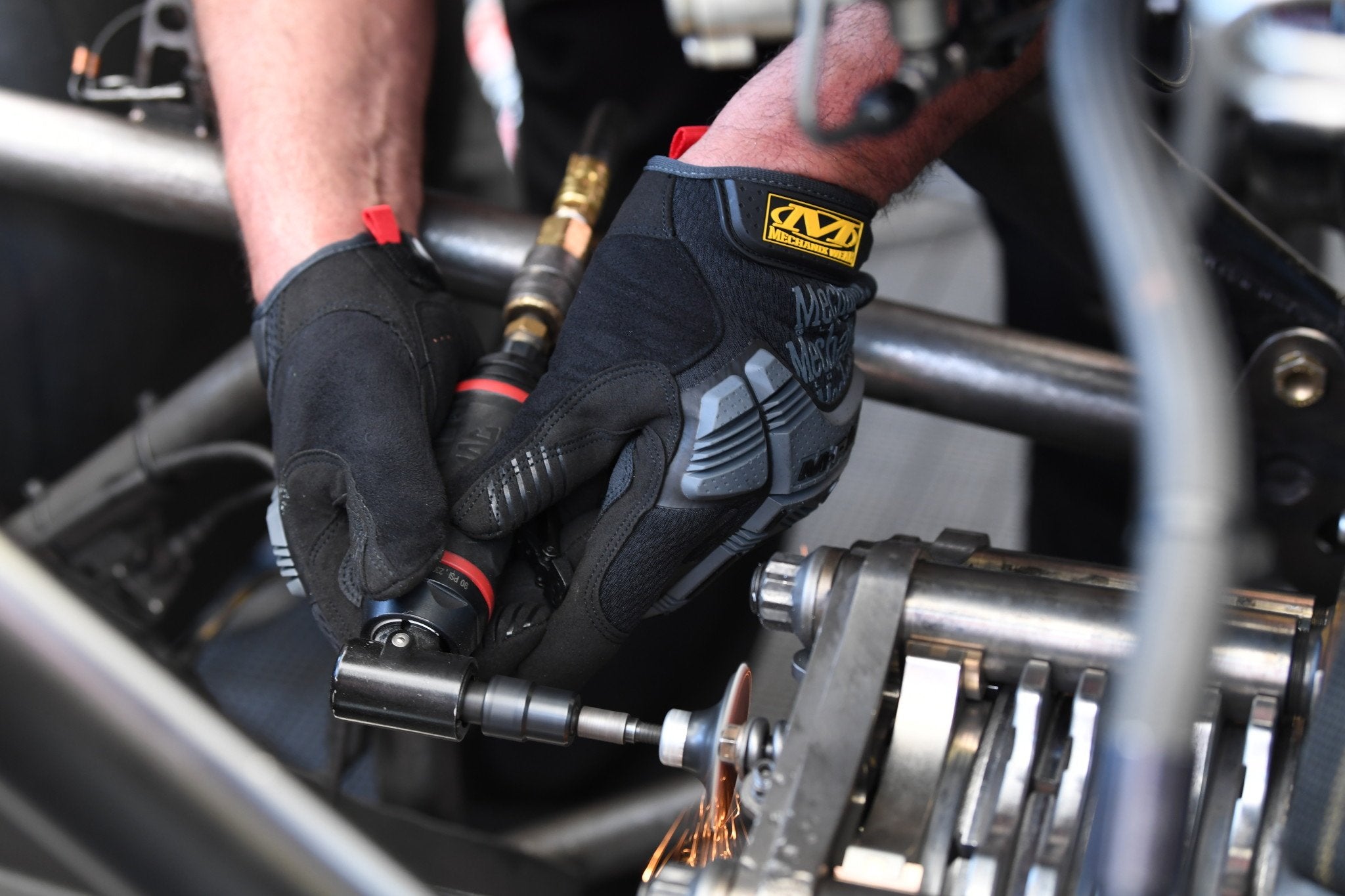 Mechanix Wear M-Pact Tactical Glove Black Gray Outdoor Tactical Australia