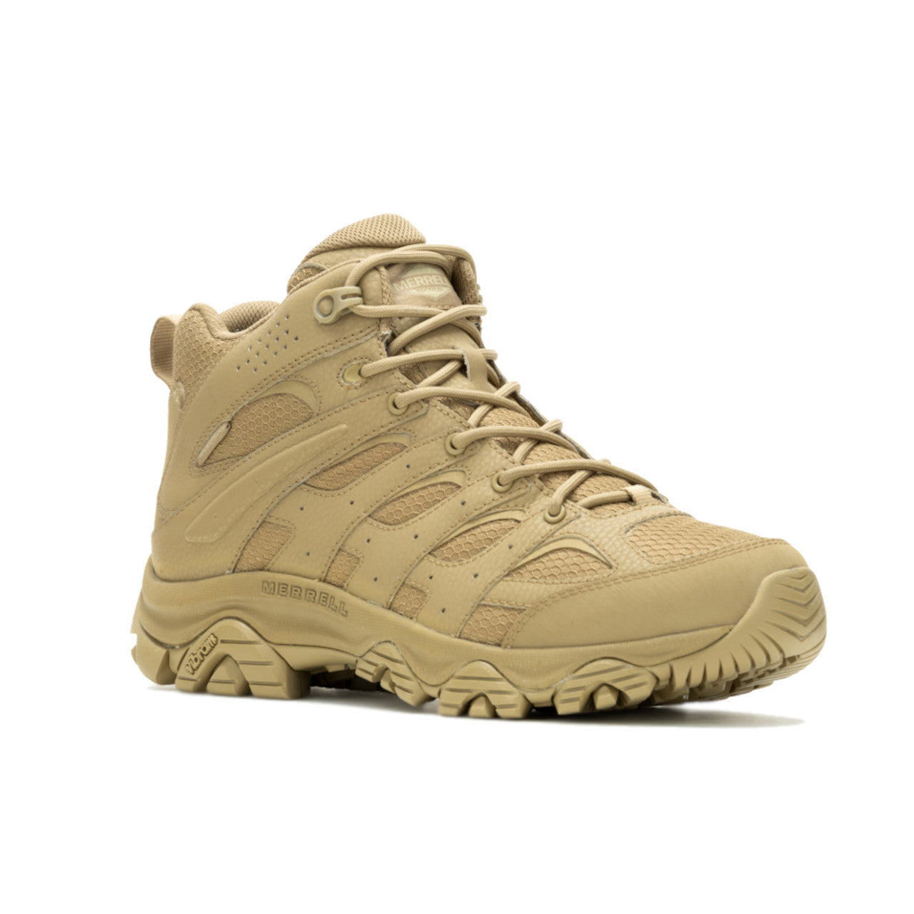 Merrell Tactical Men's Moab 3 Coyote Mid Waterproof Boots J004111 Dark Coyote Outdoor Tactical Australia