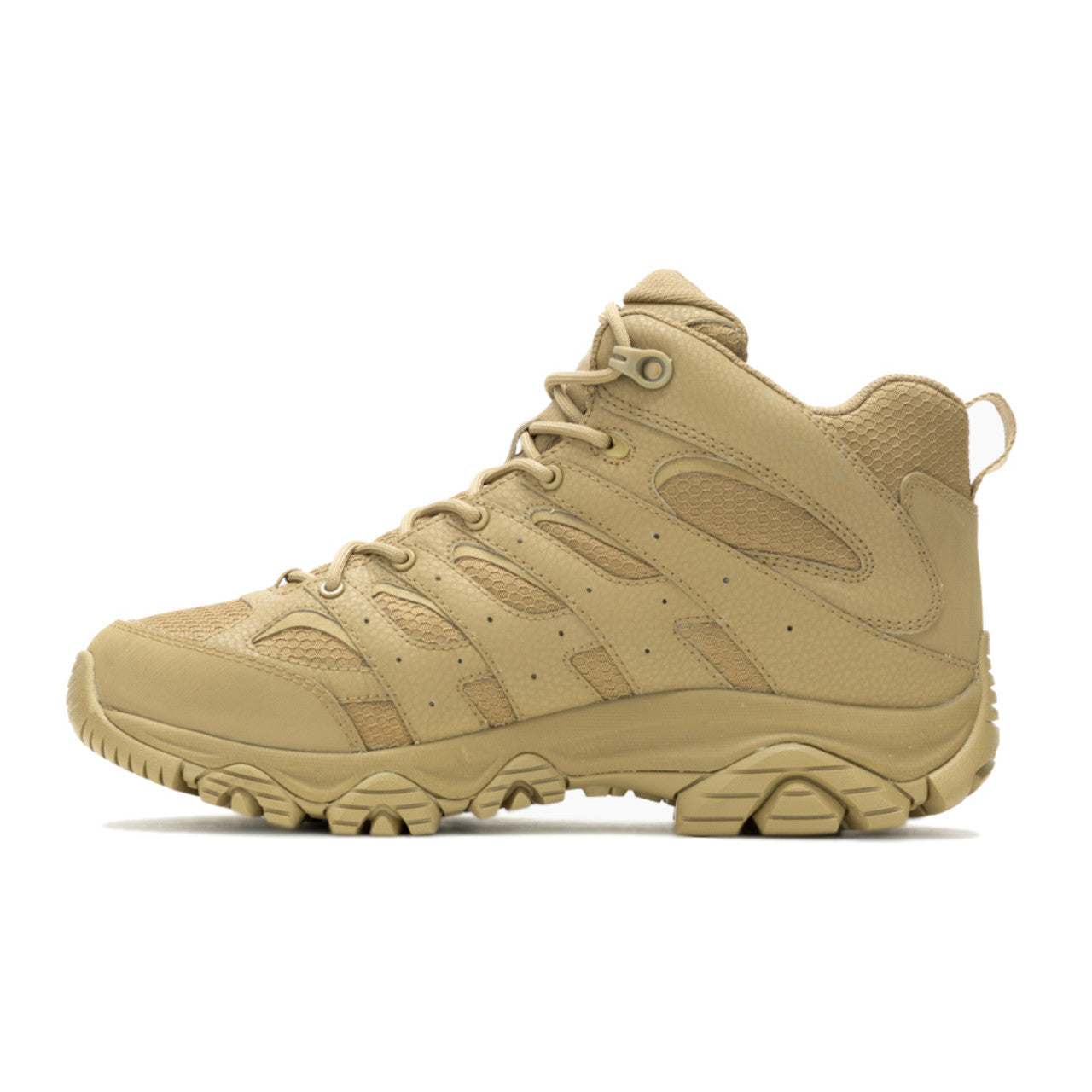 Merrell Tactical Men's Moab 3 Coyote Mid Waterproof Boots J004111 Dark Coyote Outdoor Tactical Australia