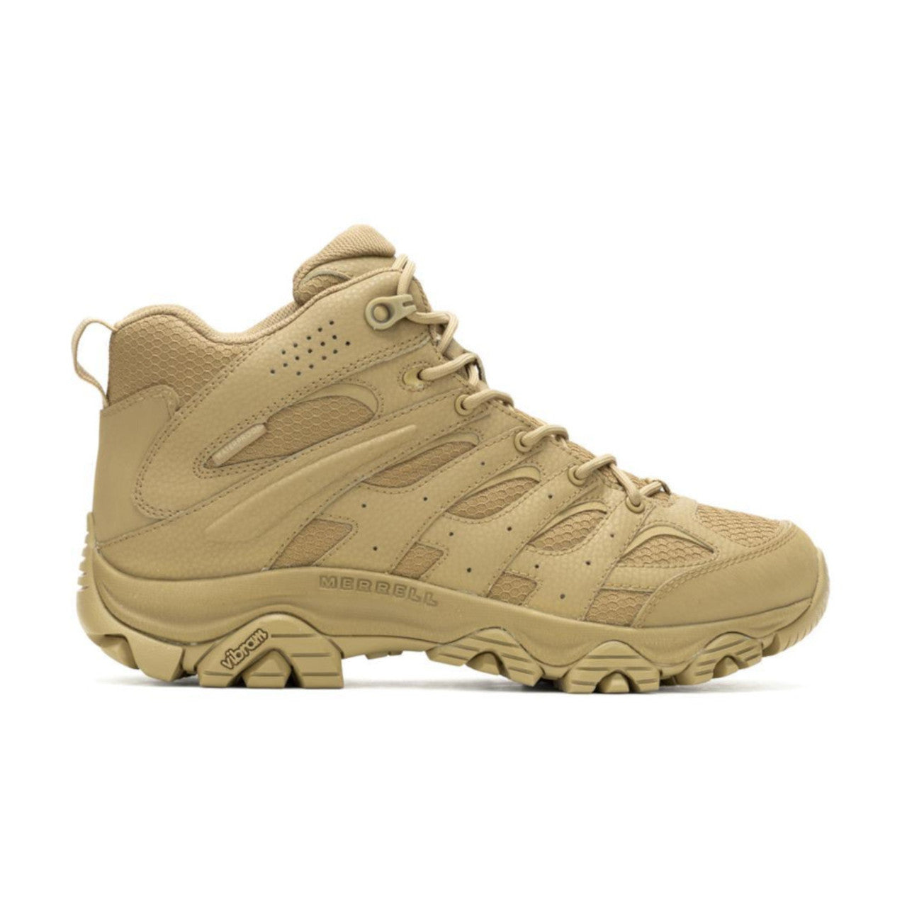 Merrell Tactical Men's Moab 3 Coyote Mid Waterproof Boots J004111 Dark Coyote Outdoor Tactical Australia