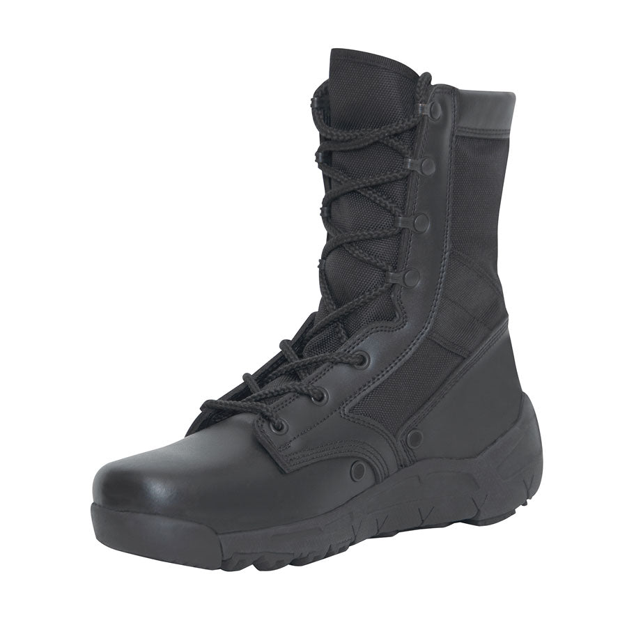 Milspec 8 Inch V-Max Lightweight Tactical Boot Black Outdoor Tactical Australia