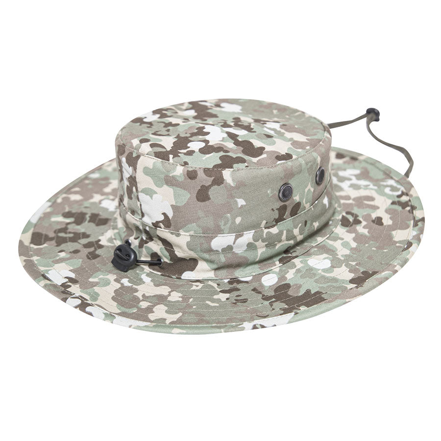 MilSpec Adjustable Boonie Hat Total Terrain Camo Outdoor Tactical Australia