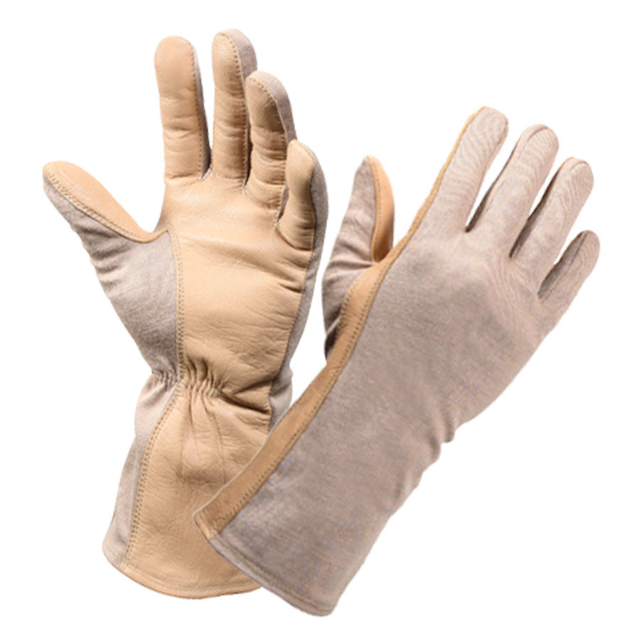 MilSpec G.I. Type Flame & Heat Resistant Flight Gloves Dessert Sand 7 - X-Small Outdoor Tactical Australia