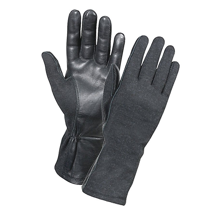 MilSpec G.I. Type Flame & Heat Resistant Flight Gloves Black 7 - X-Small Outdoor Tactical Australia