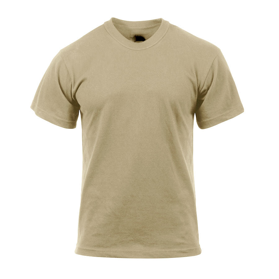 MilSpec Moisture Wicking Short Sleeve T-Shirt Desert Sand Small Outdoor Tactical Australia