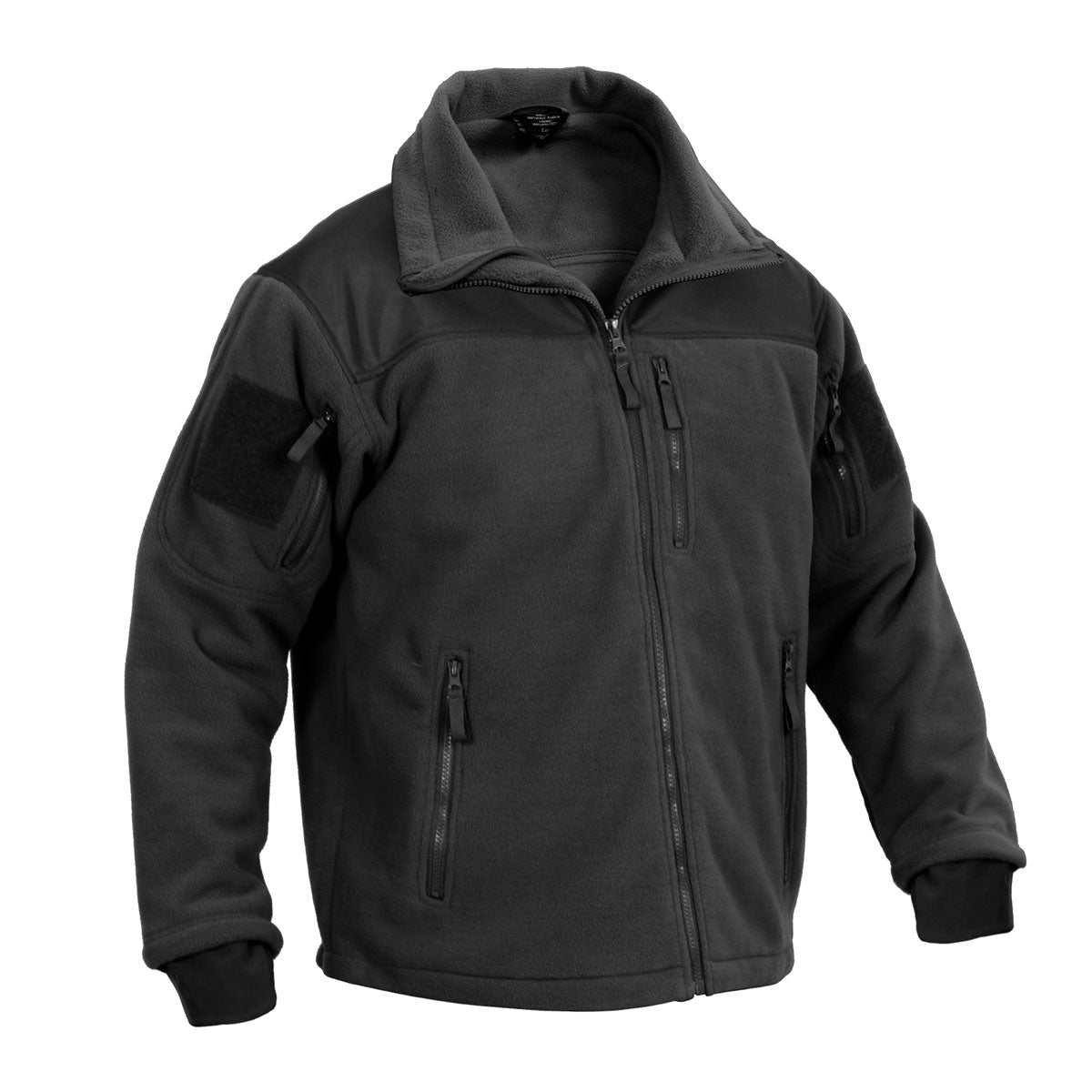 MilSpec Spec Ops Tactical Fleece Jacket Black Outdoor Tactical Australia