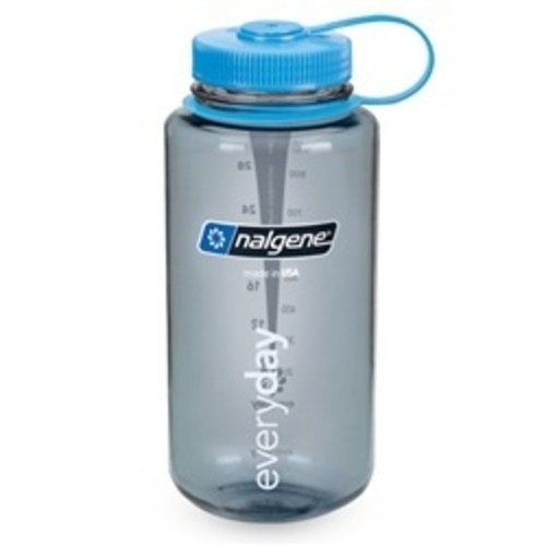 Nalgene Wide Mouth 1 Litre Tritan Bottle Grey Outdoor Tactical Australia