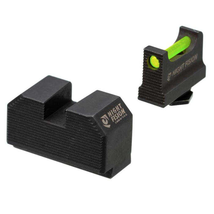 Night Fision Optic Height Fiber Optic Sight Set for Glock 17/19/45/48 w/ RMR/507C/SRO/ACRO Green Outdoor Tactical Australia