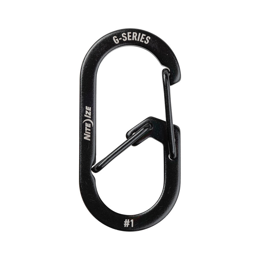 Nite Ize G-Series Dual Chamber Carabiner #1 Black Outdoor Tactical Australia