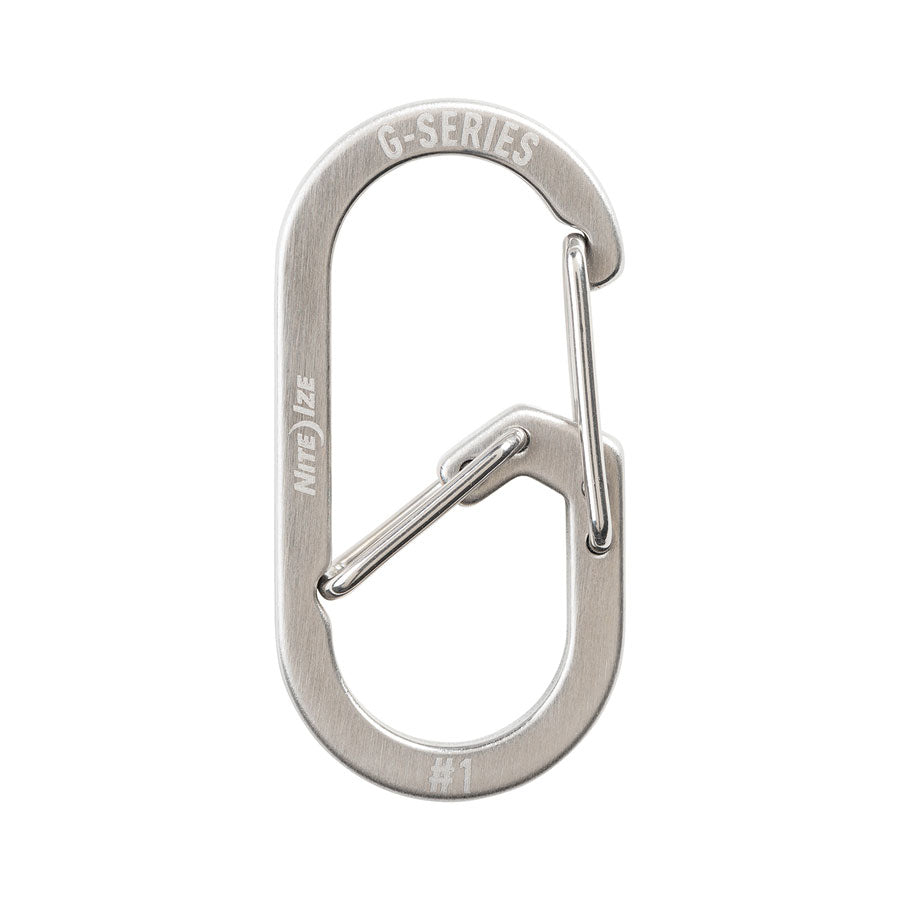 Nite Ize G-Series Dual Chamber Carabiner #1 Stainless Outdoor Tactical Australia