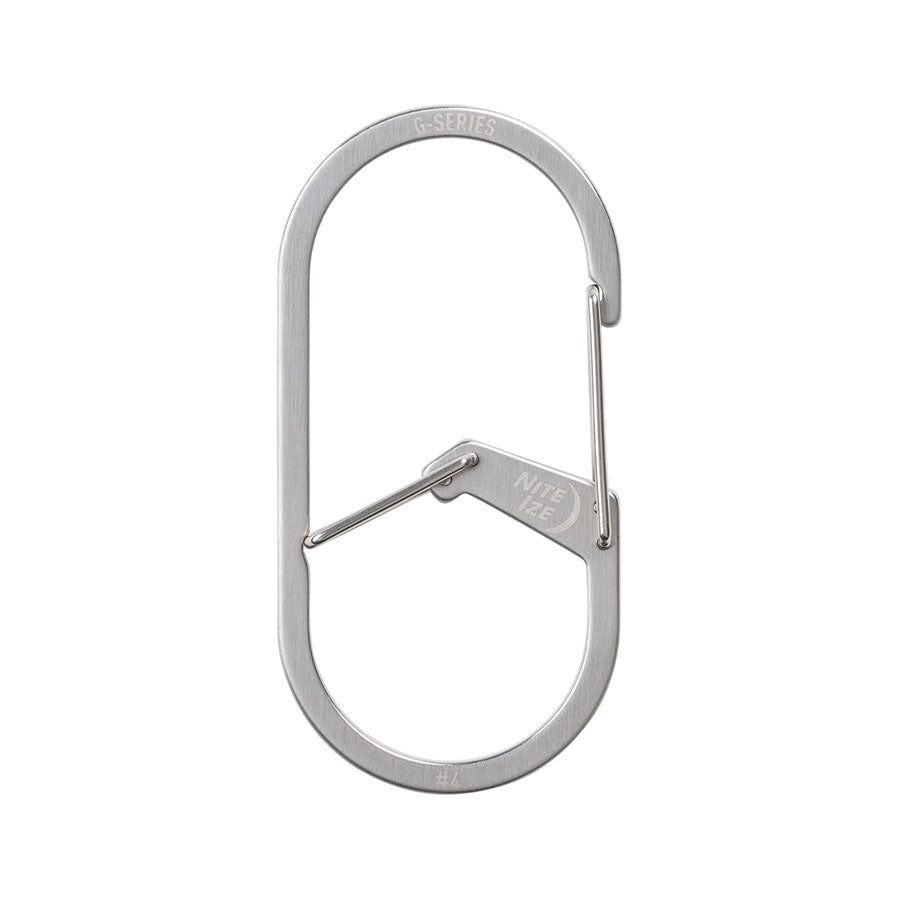 Nite Ize G-Series Dual Chamber Carabiner #4 Stainless Outdoor Tactical Australia