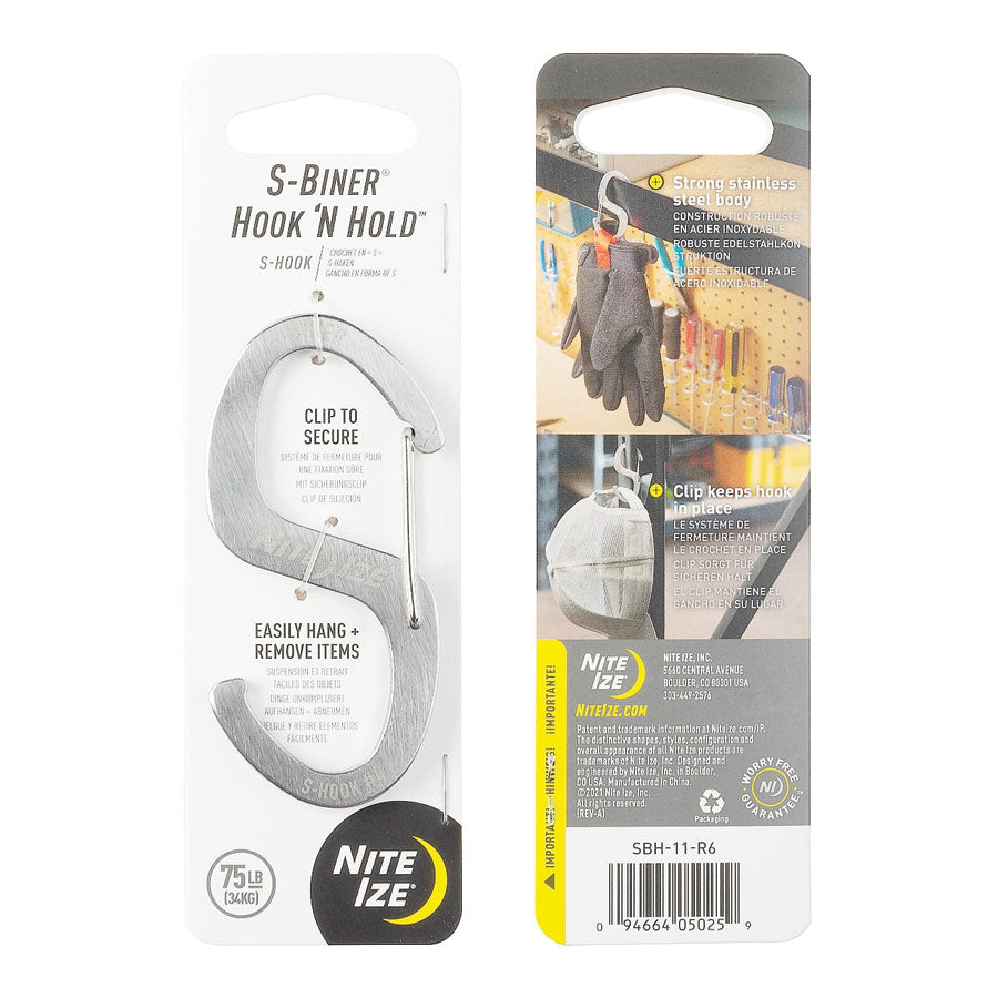 Nite Ize S-Biner Hook 'N Hold S-Hook Outdoor Tactical Australia
