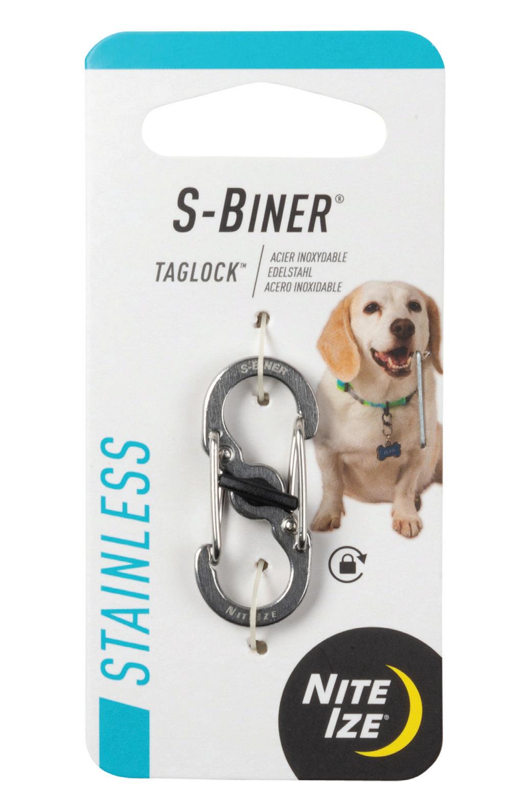 Nite Ize S-Biner TagLock Stainless Steel Outdoor Tactical Australia