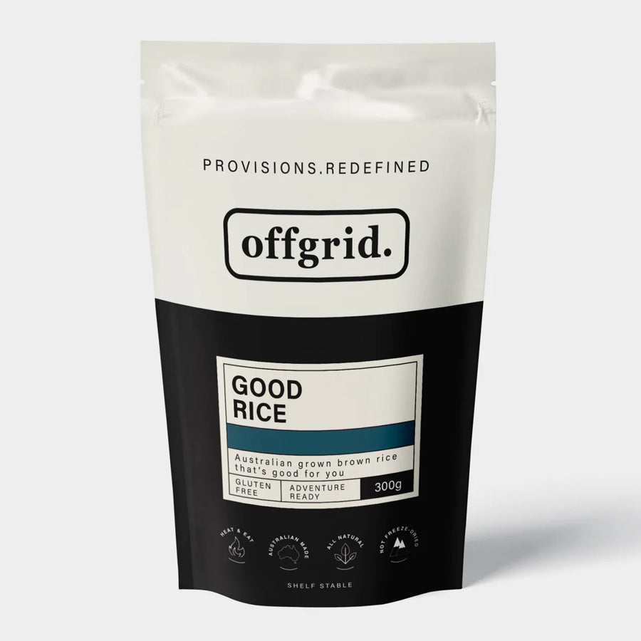 Offgrid Provisions Good Rice - Heat & Eat Meal Outdoor Tactical Australia