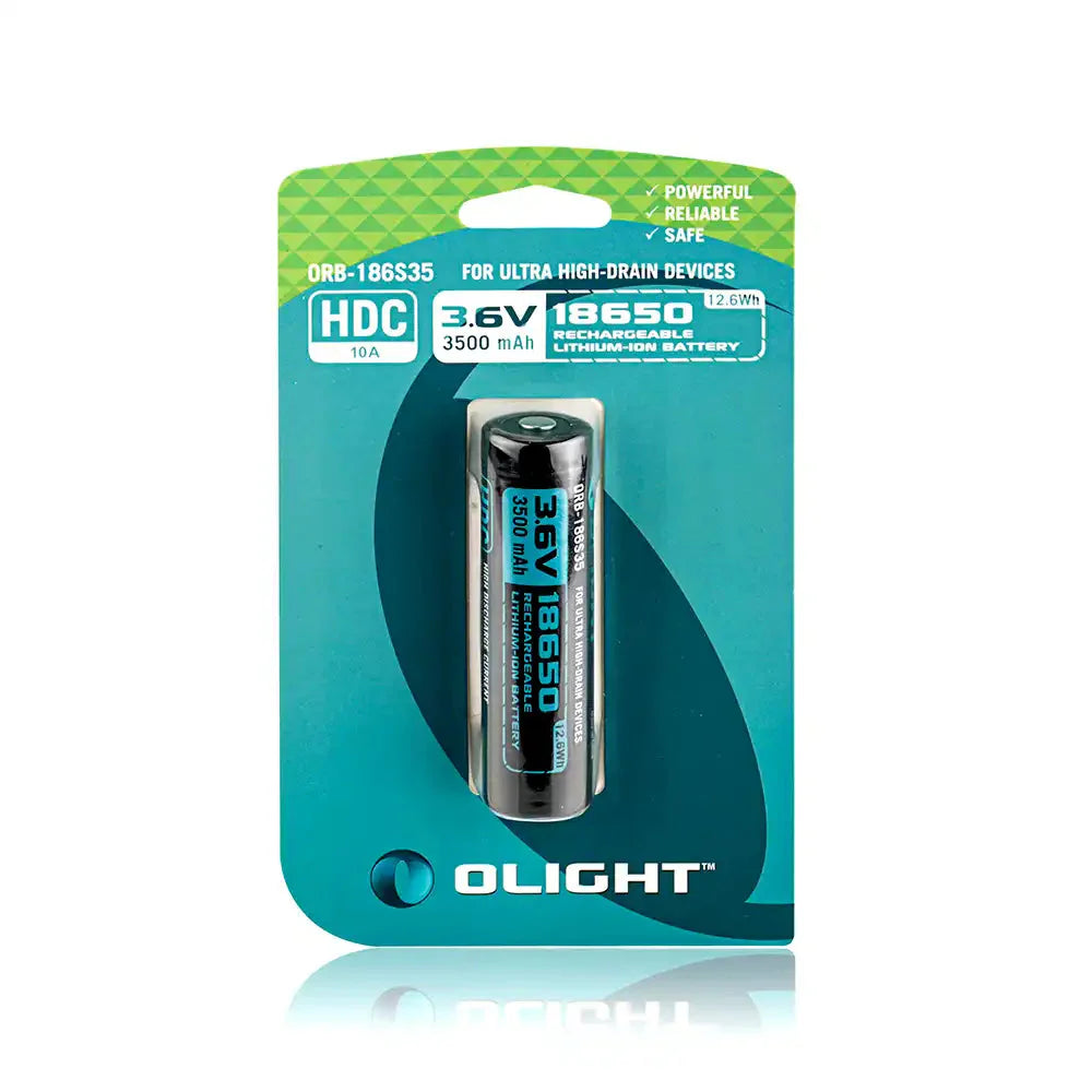 Olight 3500mAh 18650 protected Li-ion rechargeable battery ORB-186S35 Outdoor Tactical Australia