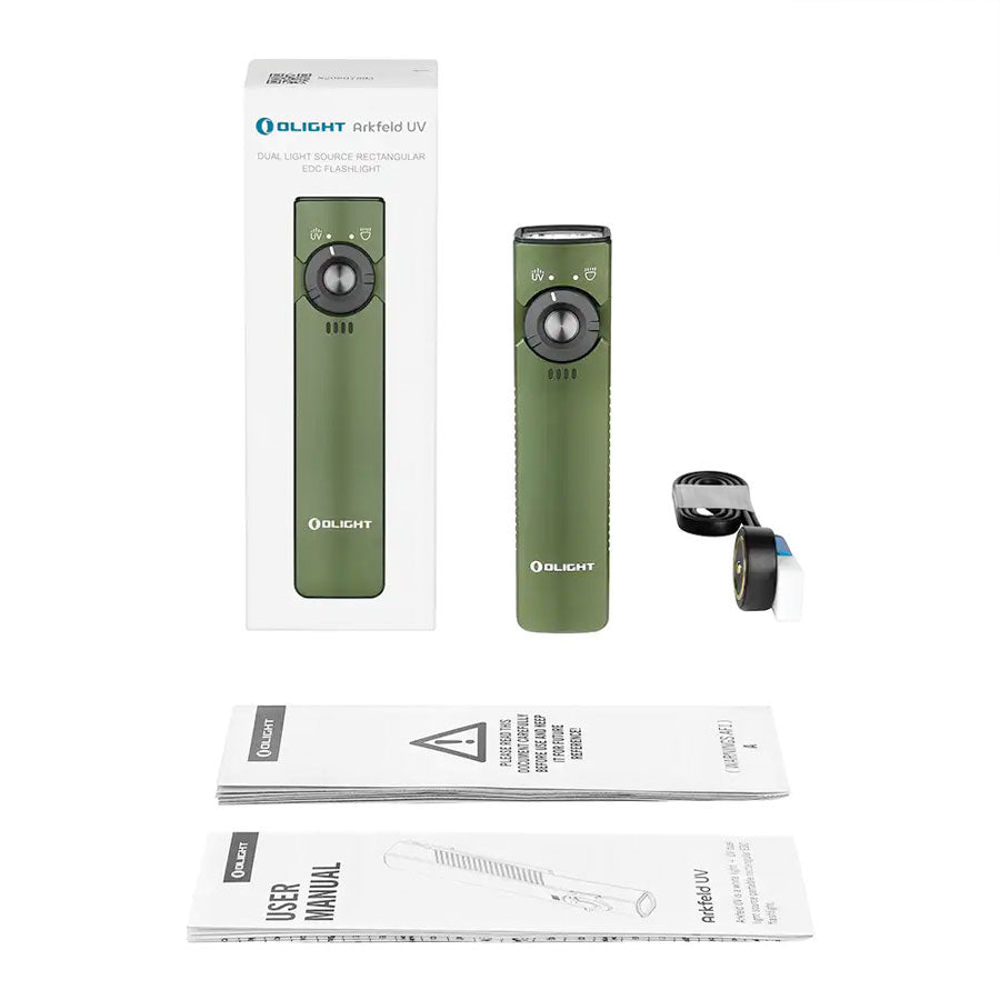 Olight Arkfeld UV 1000 Lumens with Dual Light Source EDC-White Light & UV Light Outdoor Tactical Australia
