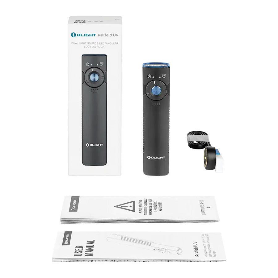 Olight Arkfeld UV 1000 Lumens with Dual Light Source EDC-White Light & UV Light Outdoor Tactical Australia