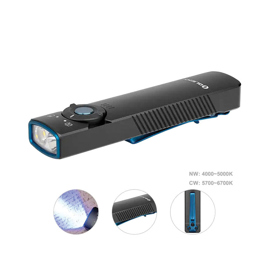 Olight Arkfeld UV 1000 Lumens with Dual Light Source EDC-White Light & UV Light Outdoor Tactical Australia