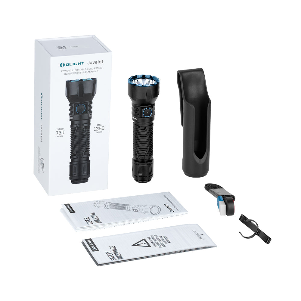 Olight Javelot 1350 Lumens Portable Long Range EDC Torch Outdoor Tactical Australia