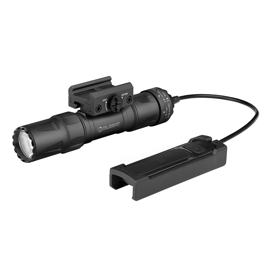 Olight Odin S 1500 lumens Rechargeable LED Tactical Rail Mounted Light Matte Black Picatinny Outdoor Tactical Australia