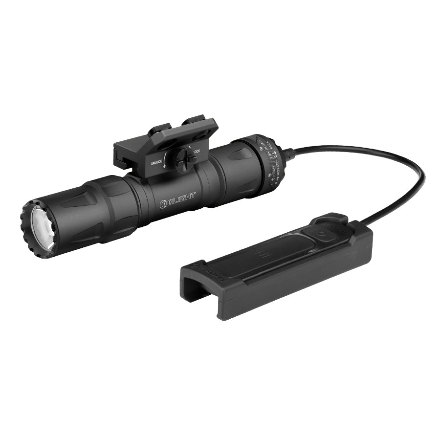 Olight Odin S 1500 lumens Rechargeable LED Tactical Rail Mounted Light Matte Black M-LOK Rail Outdoor Tactical Australia