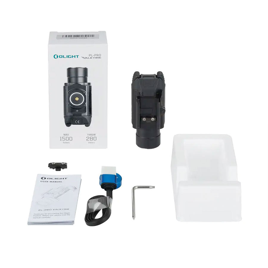 Olight PL-Pro Valkyrie 1500 Lumen Rechargeable Rail Mount Light Outdoor Tactical Australia