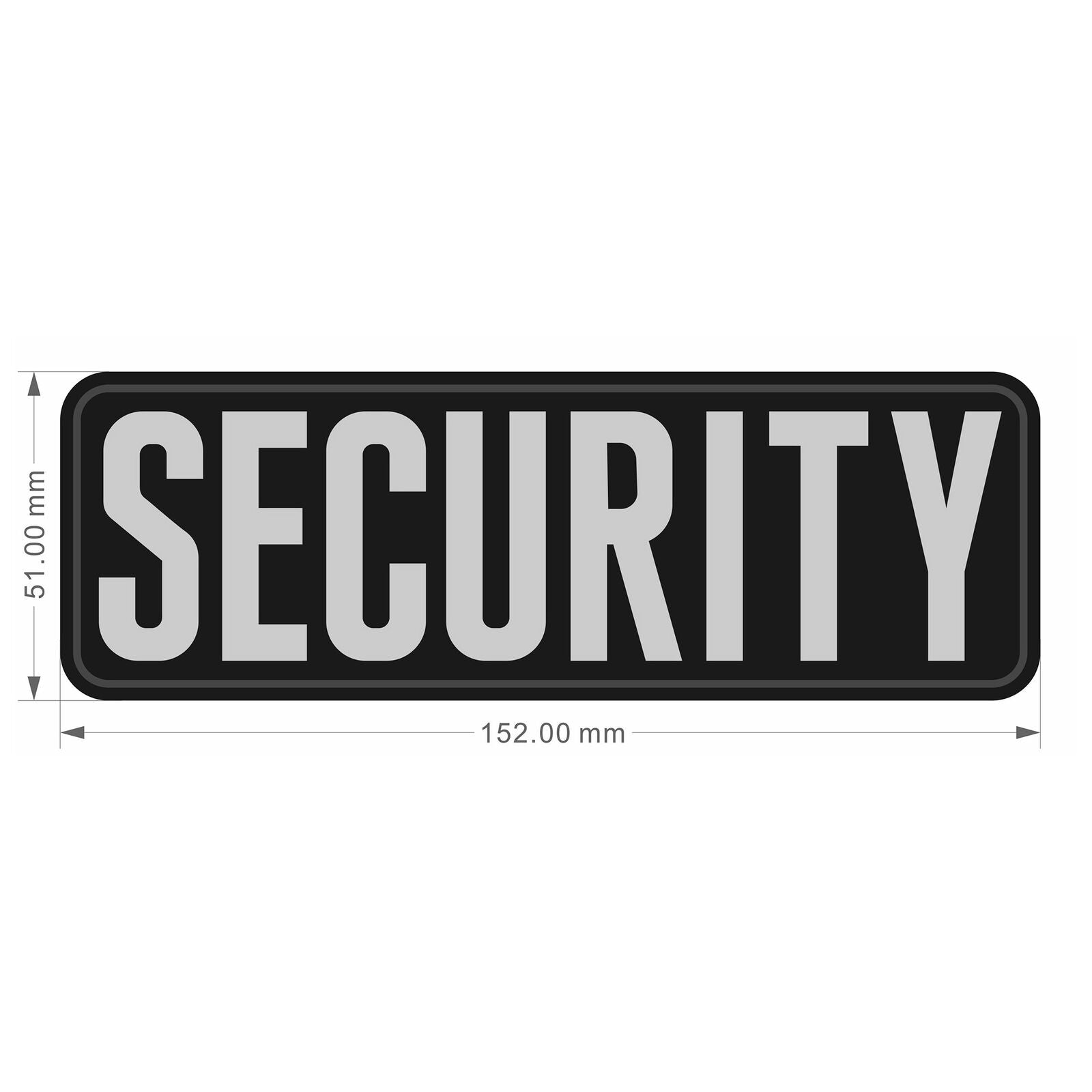 Outback Tactical 3D PVC Rubberised SECURITY Patches Various Sizes and Colours Outdoor Tactical Australia