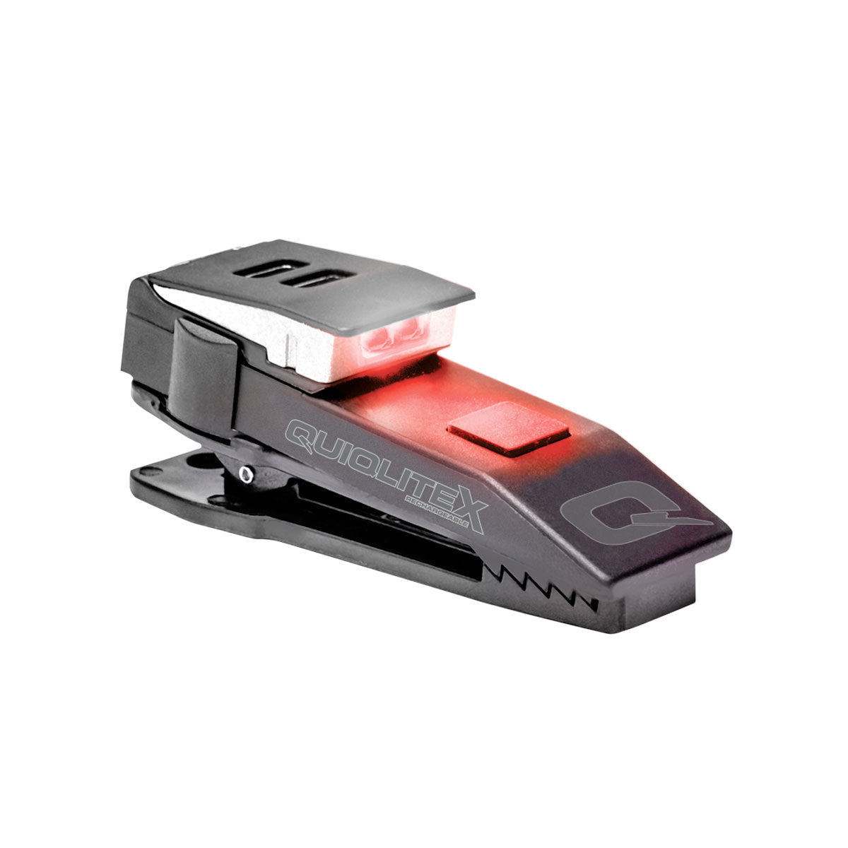 QuiqLite X USB Rechargeable Handsfree Dual LED Lighting - Red/White Outdoor Tactical Australia