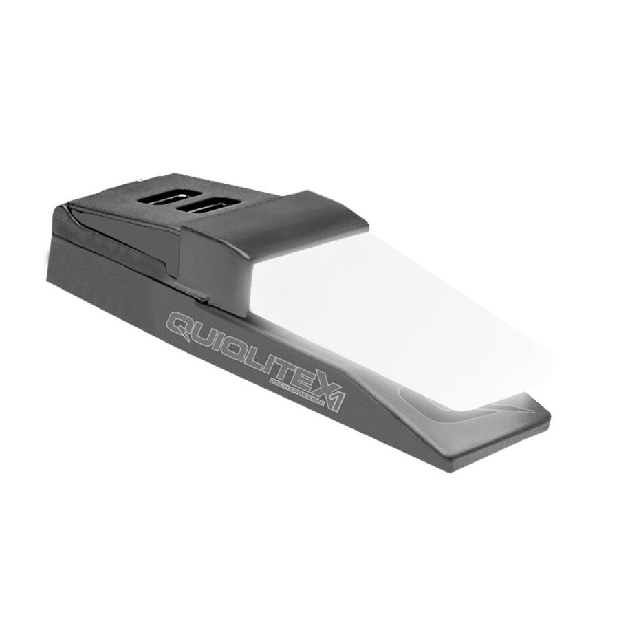 QuiqLite X1 USB Rechargeable Handsfree Dual LED Lighting - Red/White Outdoor Tactical Australia