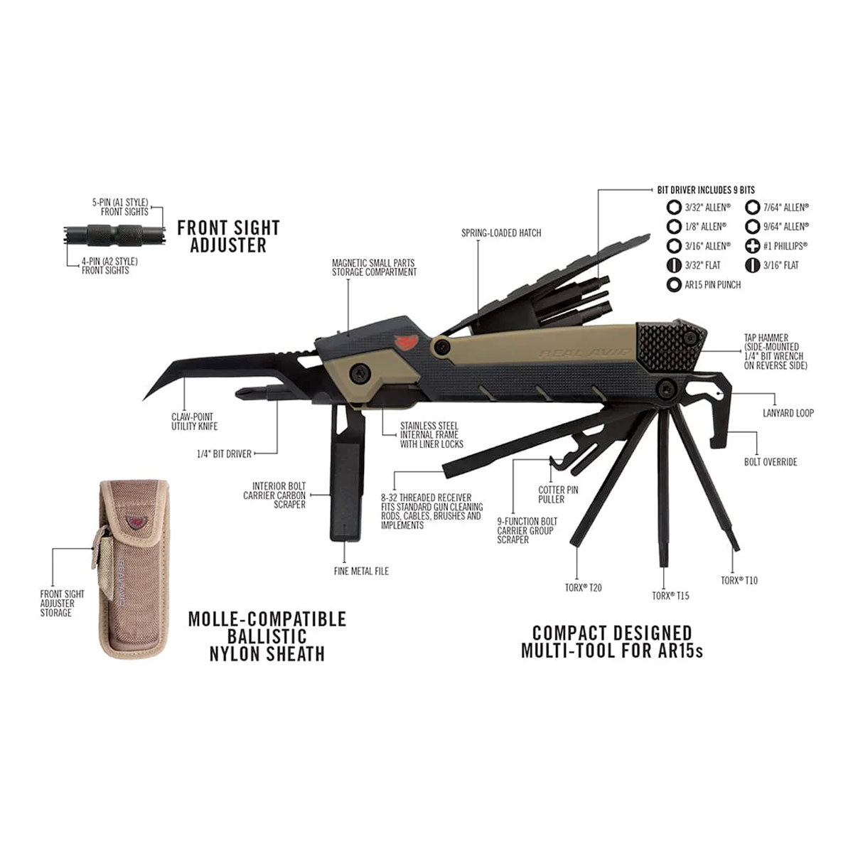 Real Avid Gun Tool Pro AR15 Outdoor Tactical Australia