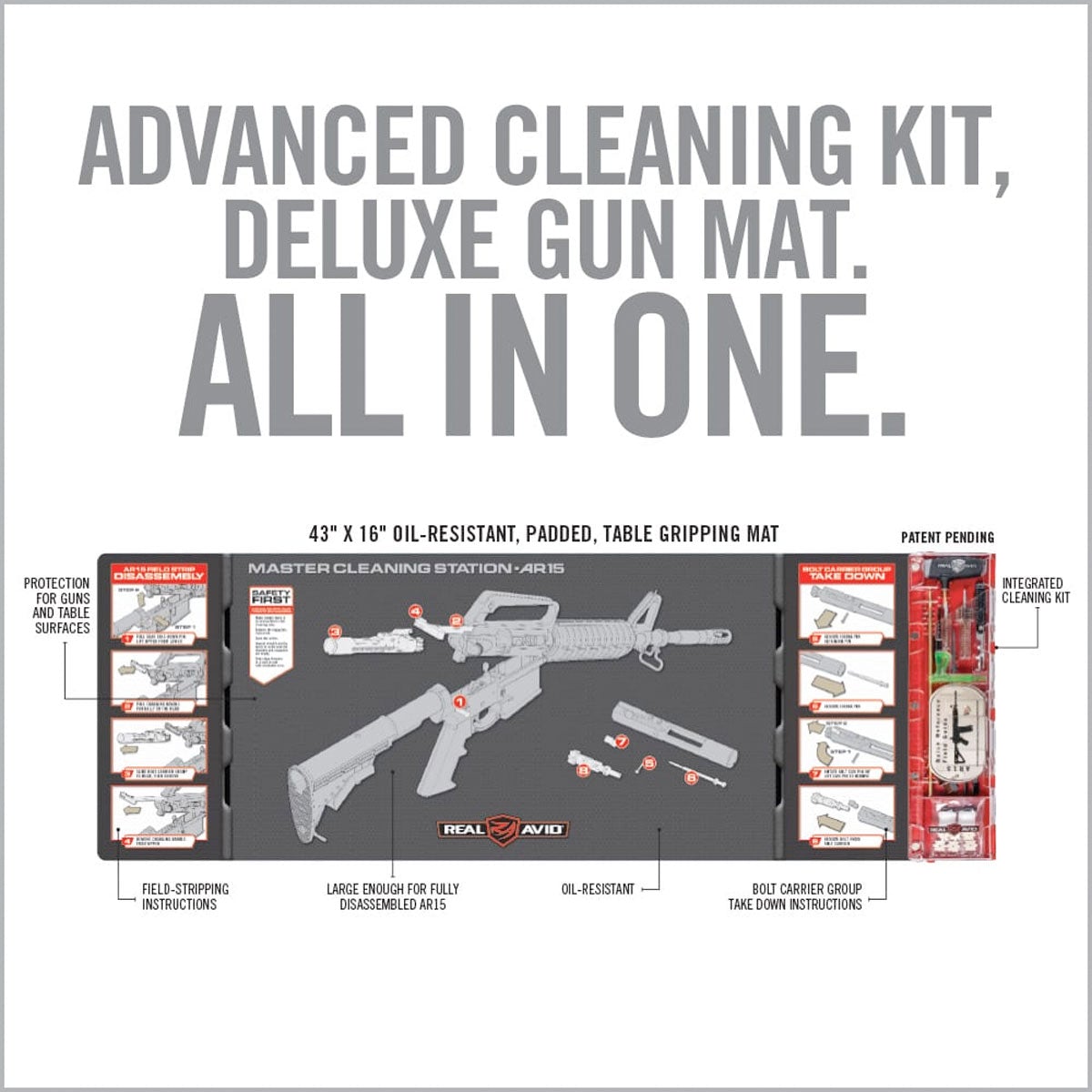 Real Avid Master Cleaning Station AR15 Outdoor Tactical Australia
