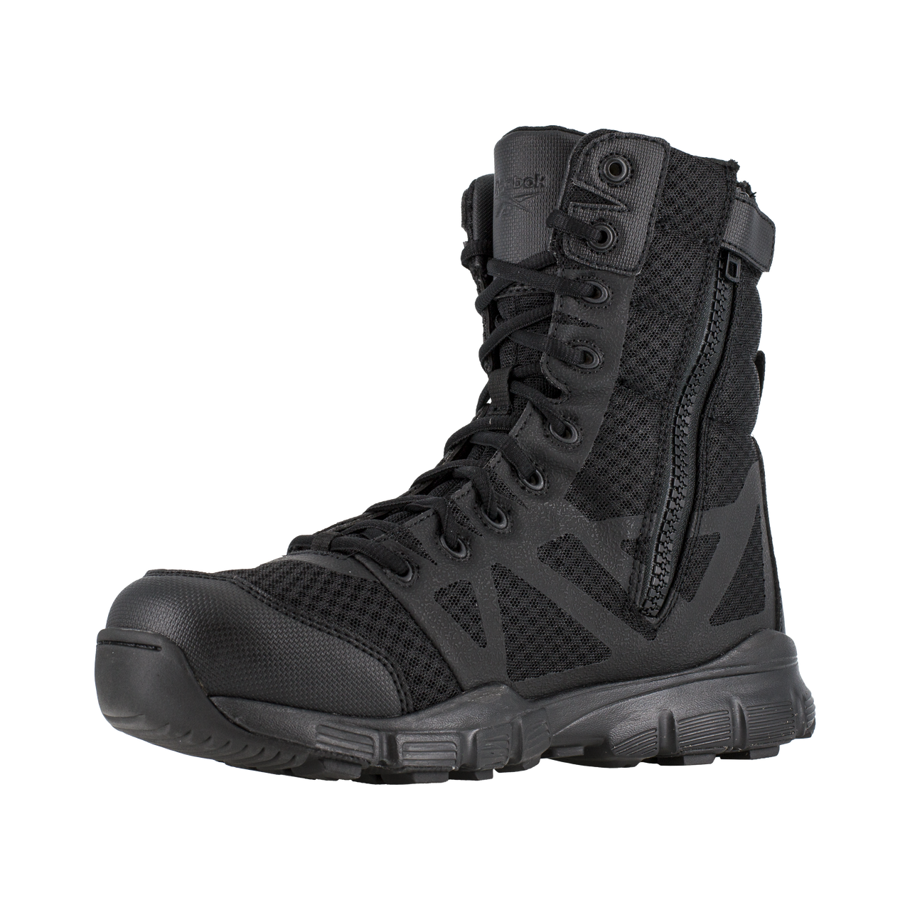 Reebok Tactical Men's 8 Inch Dauntless Ultra Light Size Zip Boot Black RB8720 Outdoor Tactical Australia