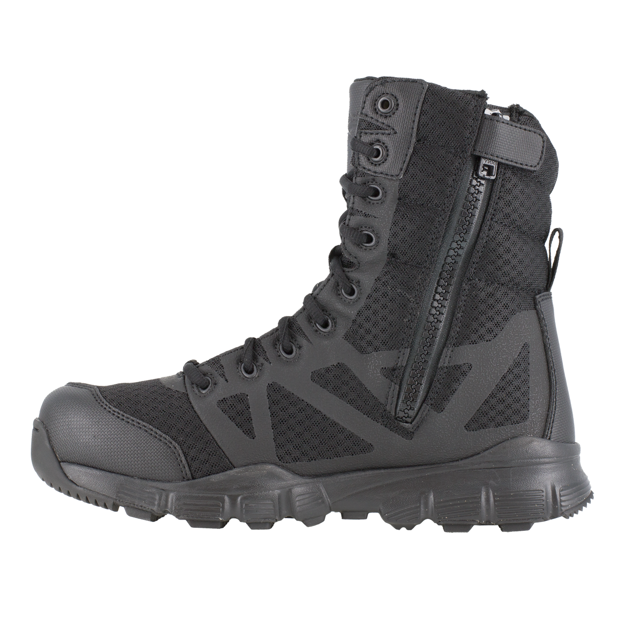Reebok Tactical Men's 8 Inch Dauntless Ultra Light Size Zip Boot Black RB8720 Outdoor Tactical Australia