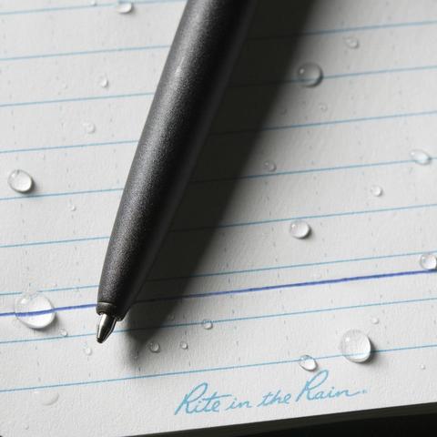 Rite in the Rain All Weather Clicker Metal Pen No. 97 Matte Black Outdoor Tactical Australia
