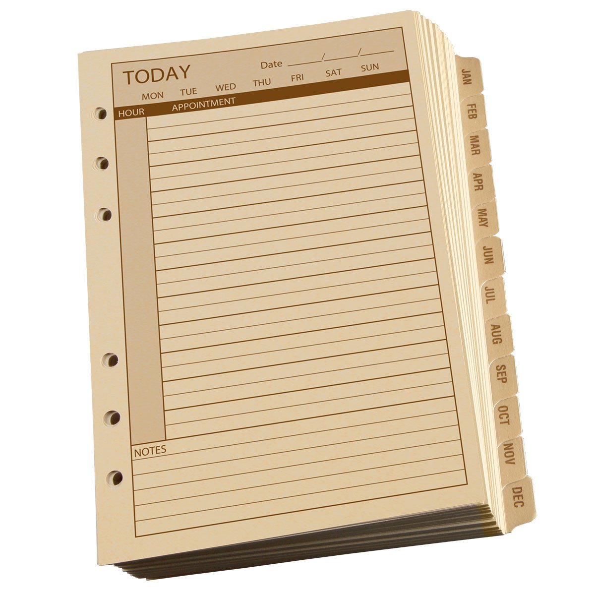 Rite in the Rain Standard Daily Planner Refill 4.625" x 7" with 6 Hole Punch Tan 1 Year Outdoor Tactical Australia
