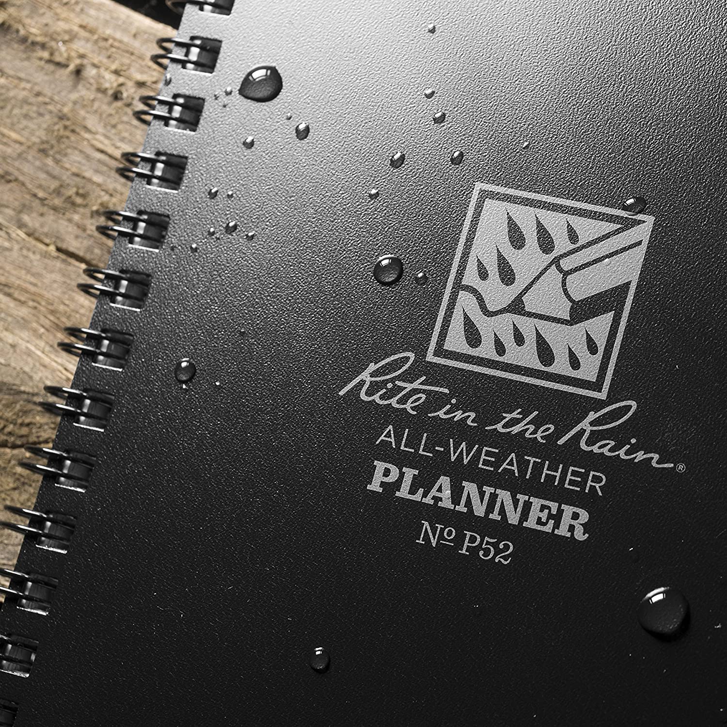 Rite in the Rain Weekly Planner Undated Black No.P52 Outdoor Tactical Australia