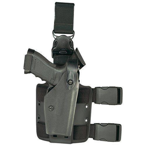 Safariland 6005-6-123 Double Strap Leg Shroud w/ Quick Release Leg Strap STX Tactical Black Outdoor Tactical Australia