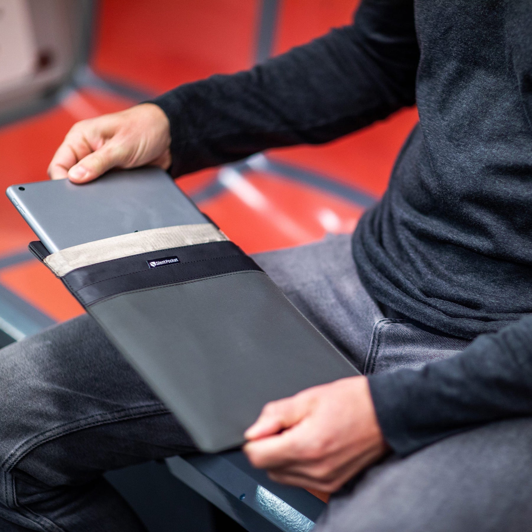 SLNT Utility Faraday Sleeves for Tablets Weatherproof Nylon Black Outdoor Tactical Australia